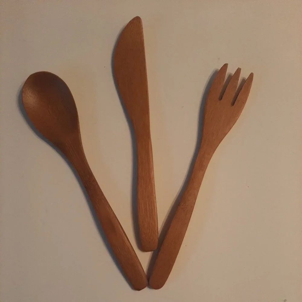 To Go Ware Reusable Take Along Utensils Spoon Fork Knife Chopsticks Pouch Camp